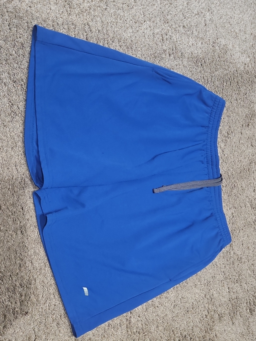 Amazon Essentials Men's Royal Blue Athletic Shorts with Drawstring Set Of Three